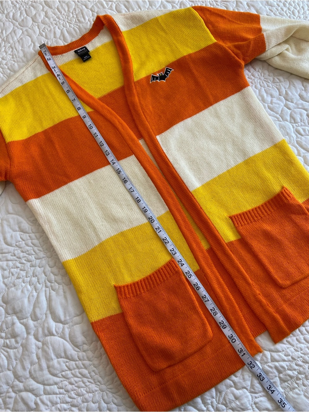 Disney Her Universe Halloween Candy Corn Cardigan - Picture 5 of 8